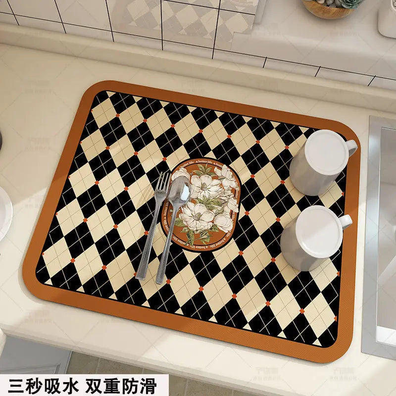 Absorbent,
Coffee mat,
Dish mat,
Countertop protector,
Spill-proof,
Non-slip,
Kitchen accessory,
Quick-drying,
Machine washable,
Stylish design,
Durable,
Easy to clean,
Coffee station,
Drip mat,
Elegant,
Surface protection,
Versatile,
Heat resistant,
Home decor,
Functional,