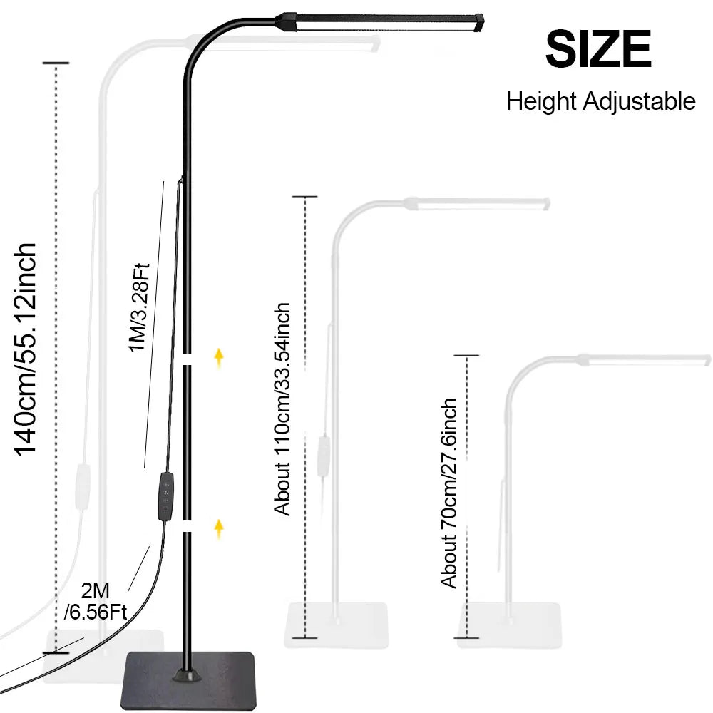 Adjustable Gooseneck Floor Lamp