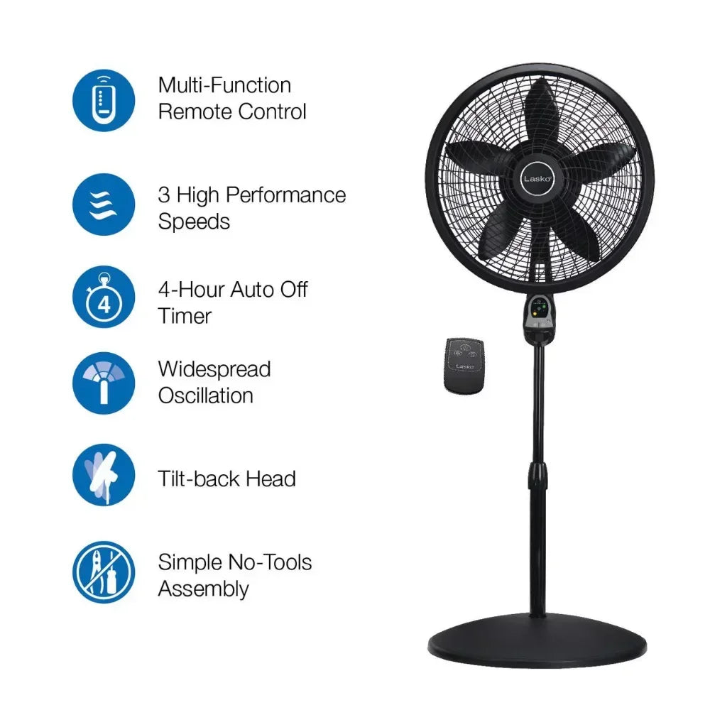 Oscillating Cyclone Pedestal Fan 18" 3-Speed