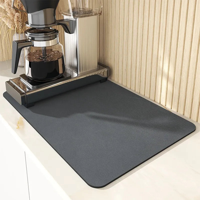 Absorbent,
Coffee mat,
Dish mat,
Countertop protector,
Spill-proof,
Non-slip,
Kitchen accessory,
Quick-drying,
Machine washable,
Stylish design,
Durable,
Easy to clean,
Coffee station,
Drip mat,
Elegant,
Surface protection,
Versatile,
Heat resistant,
Home decor,
Functional,