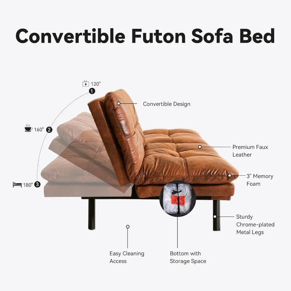 Convertible Futon Sofa Bed