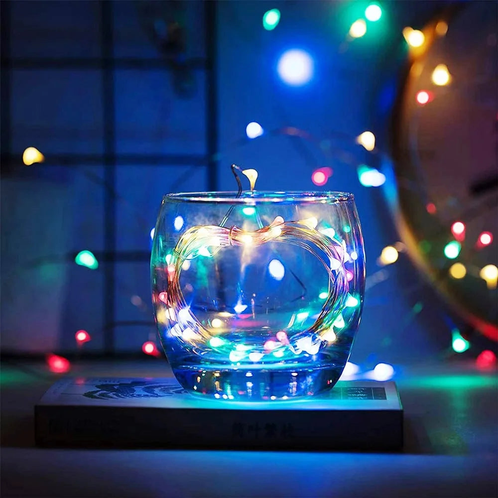 LED Wire Garland String Lights