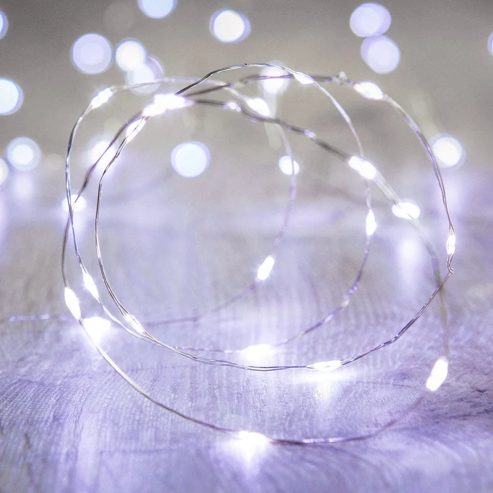 LED Wire Garland String Lights