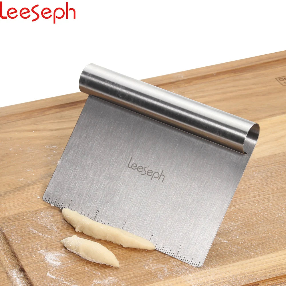 Leeseph Multi-purpose Stainless Steel Scraper &amp; Chopper