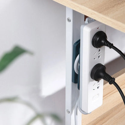 Self-Adhesive Power Strip Holder with Cable Organizer,