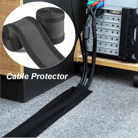 Adjustable Hook And Loop Wire Cable Cover