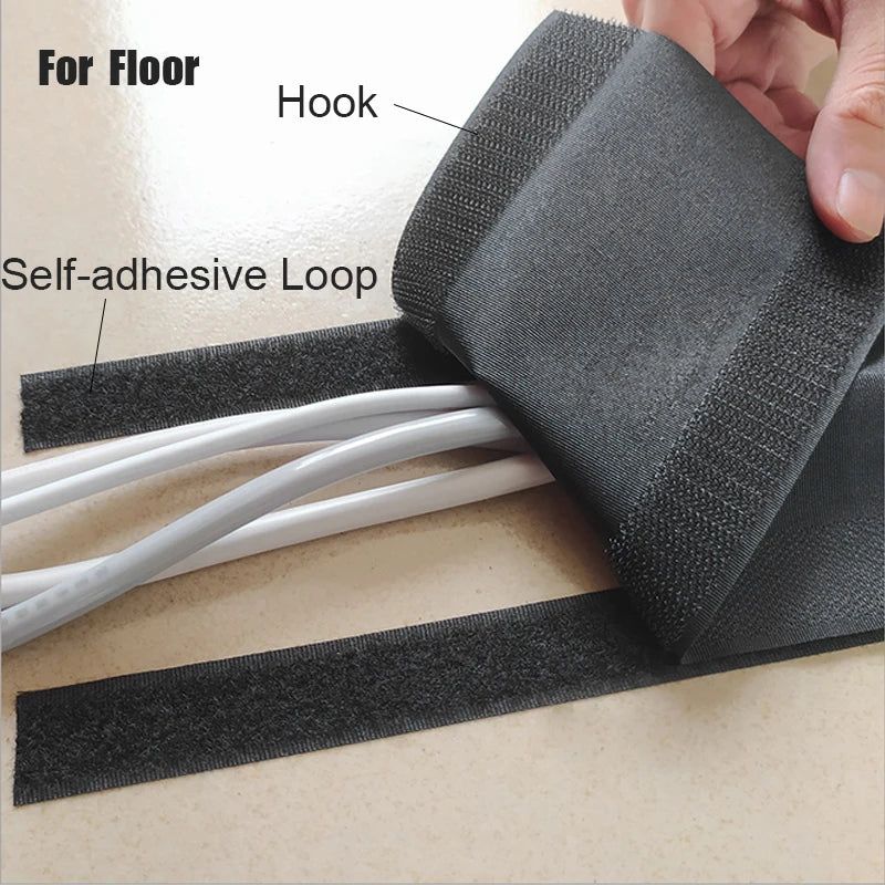 Cable cover,
Adjustable,
Hook and loop,
Wire organizer,
Cable management,
Tangle-free,
Flexible design,
Durable material,
Easy installation,
Secure fastening,
Home organization,
Office solution,
Clutter reduction,
Protective sleeve,
Multi-cable bundling,
Versatile use,
Aesthetic appeal,
Neat appearance,
Prevent wear,
Efficient workspace,