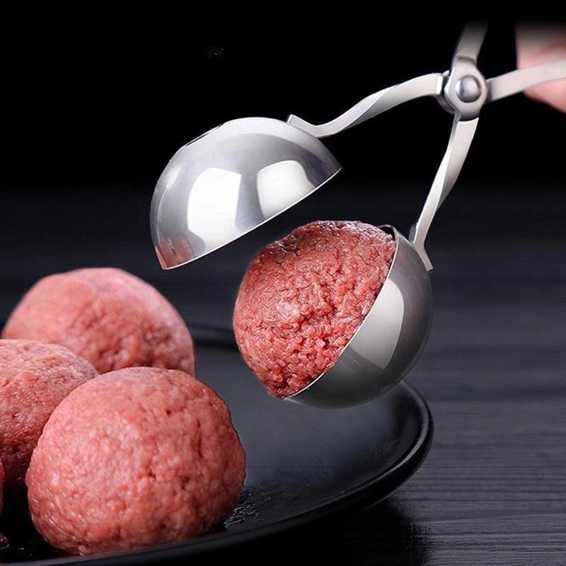 Stainless Steel Clip Round Meat Ball Maker Tool