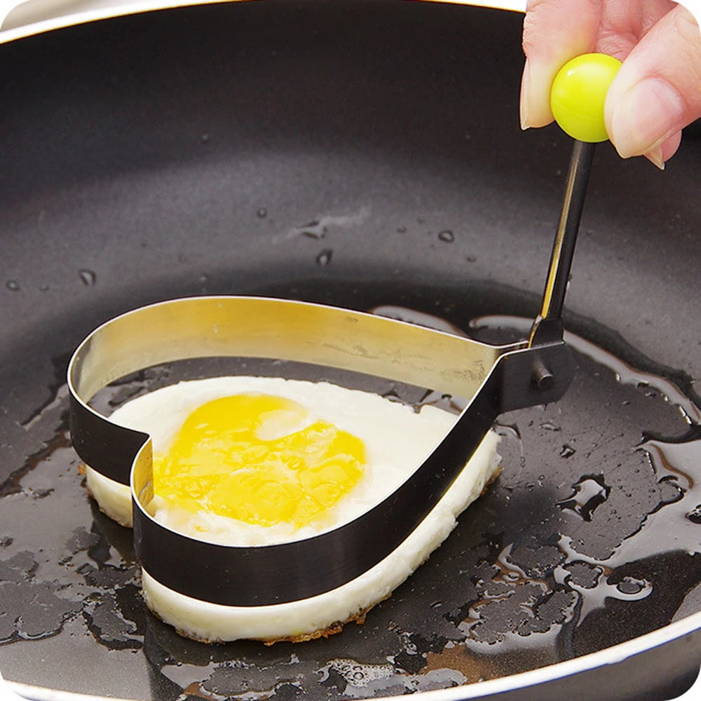 Stainless Steel Eggs Rings Mold With Handle