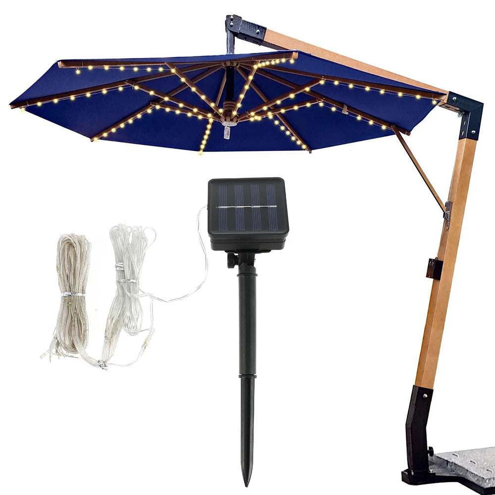 Solar Parasol String Light