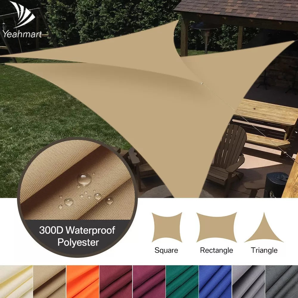 Waterproof Sun Shelter Triangle Sunshade