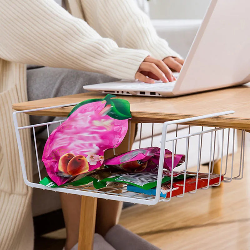 Multipurpose Hanging Wire Basket Organizer