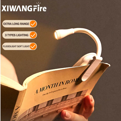 Mini Book LED Eye Protection Reading Night Light Lamp