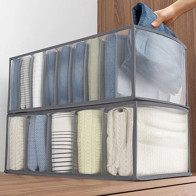 Jeans Clothes Organization Storage Box Cabinets