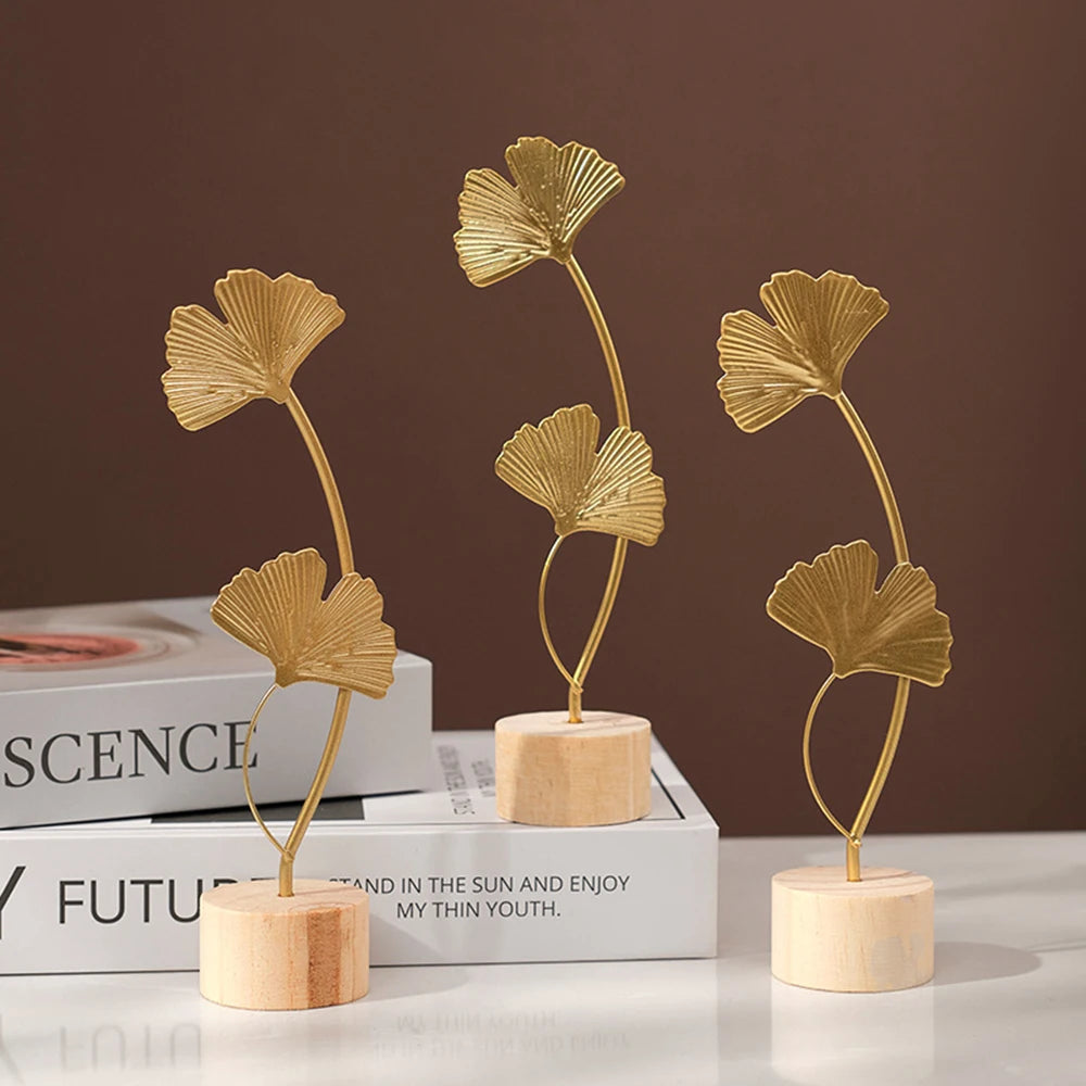 Wooden Ginkgo Leaf Ornaments