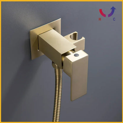 Square Spray Gun Brass Valve