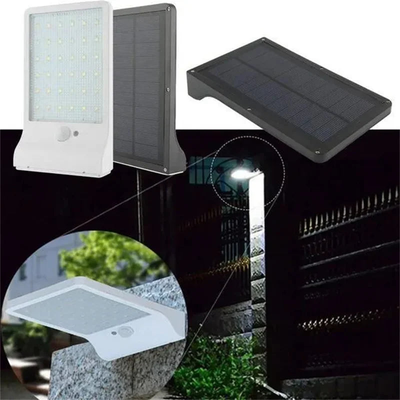 Solar Power PIR Motion Sensor Garden Wall Lamp