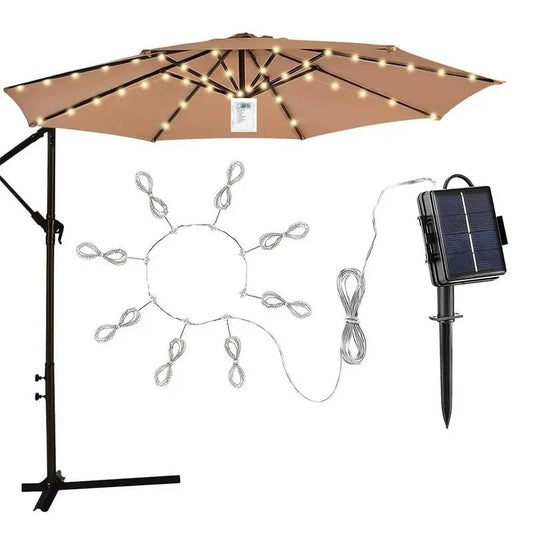 LED Solar Power Patio Umbrella Lights