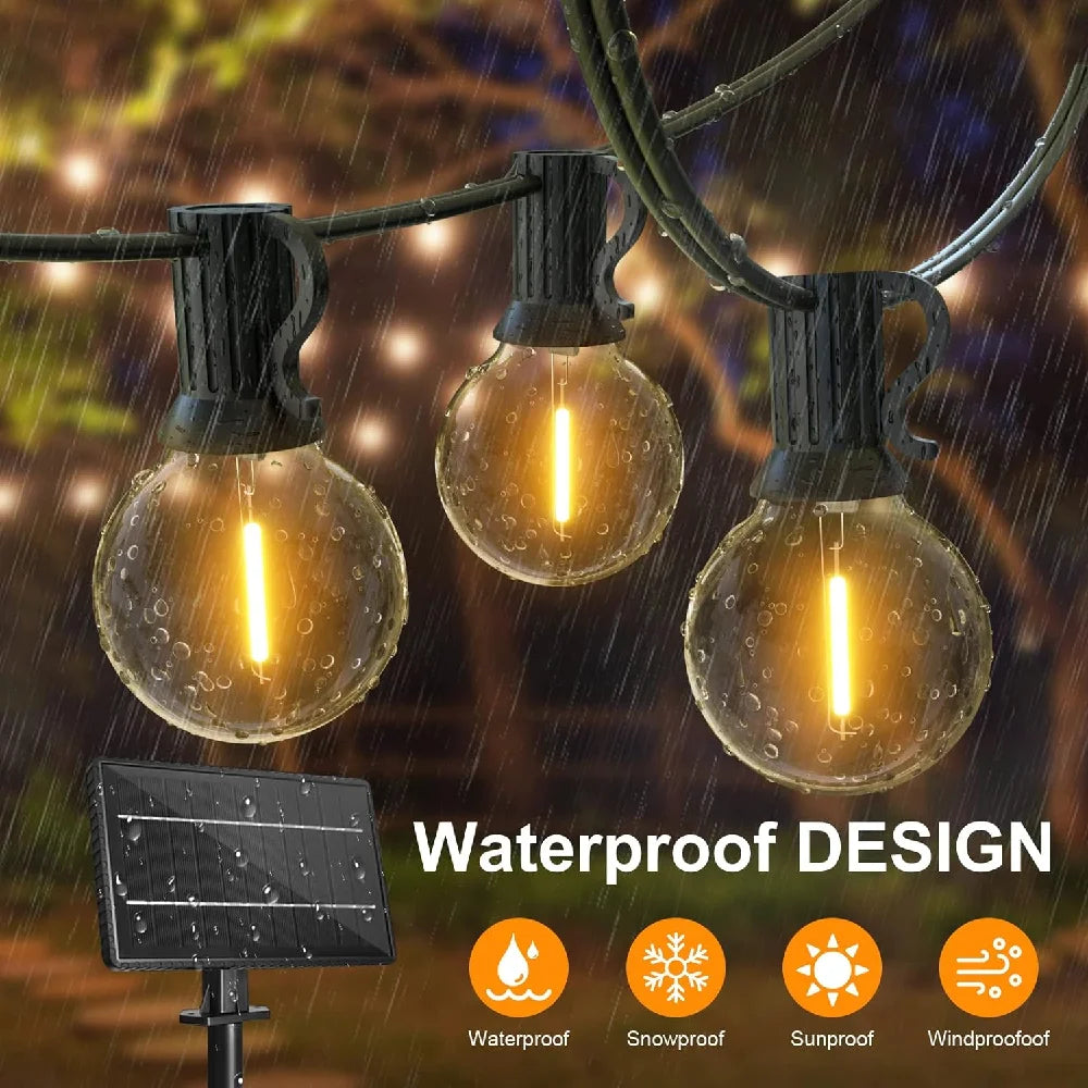 Outdoor Weatherproof G40 Bulbs Garden Hanging Lights