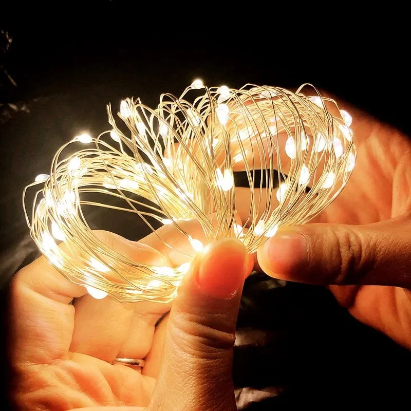 Waterproof Wire Garland Fairy Lights