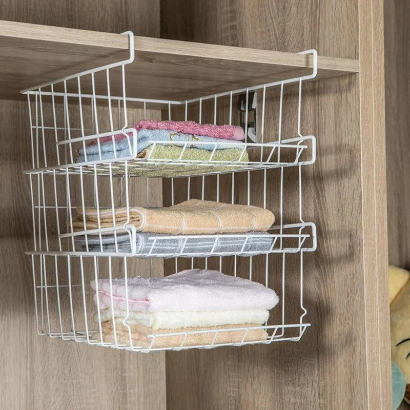 Hanging Net Basket Cabinet Storage