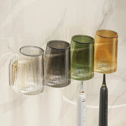 Acrylic cup,
Mouthwash holder,
Toothbrush organizer,
Bathroom accessory,
Modern design,
Durable,
Lightweight,
Break-resistant,
Easy to clean,
Stylish decor,
Crystal-clear,
Multipurpose,
Contemporary,
Functional design,,
Countertop essential,
Stain-resistant,
Odor-free,
Practical,
Elegant storage,
Hygiene accessory,