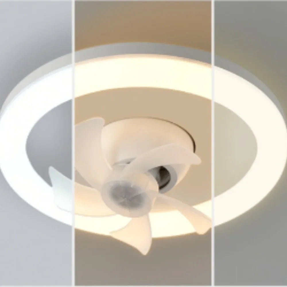 Minimalist Remote Control Electric Fan Light