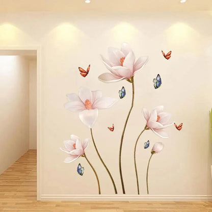 Removable 3D Flower Wall Sticker