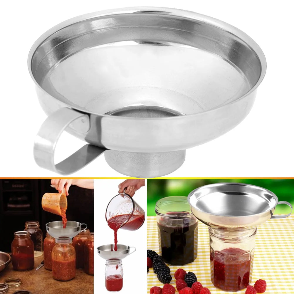 Stainless Steel Wide Mouth Canning Funnel