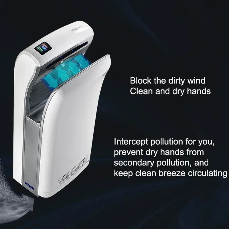 Automatic Jet Hand Dryer with HEPA Vertical Slim