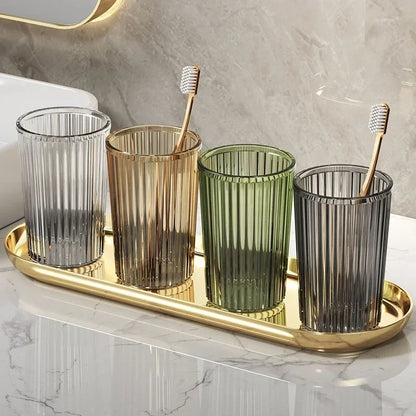 Acrylic cup,
Mouthwash holder,
Toothbrush organizer,
Bathroom accessory,
Modern design,
Durable,
Lightweight,
Break-resistant,
Easy to clean,
Stylish decor,
Crystal-clear,
Multipurpose,
Contemporary,
Functional design,,
Countertop essential,
Stain-resistant,
Odor-free,
Practical,
Elegant storage,
Hygiene accessory,