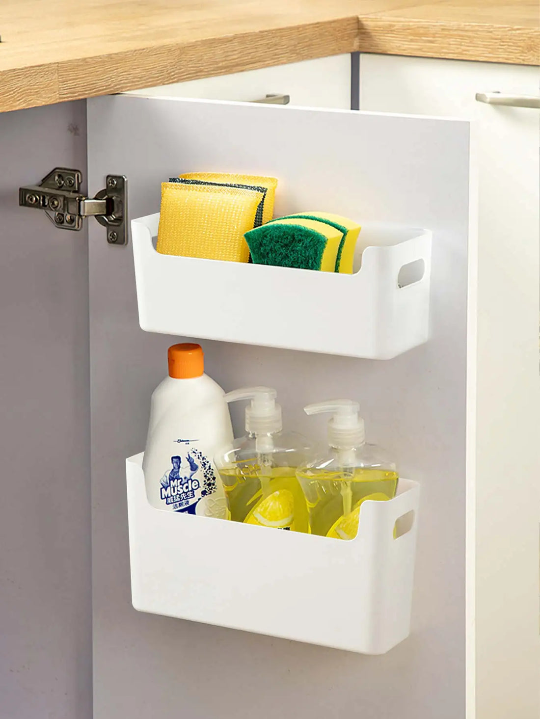 WORTHBUY Plastic Crisper Kitchen Storage