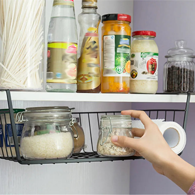 Multipurpose Hanging Wire Basket Organizer