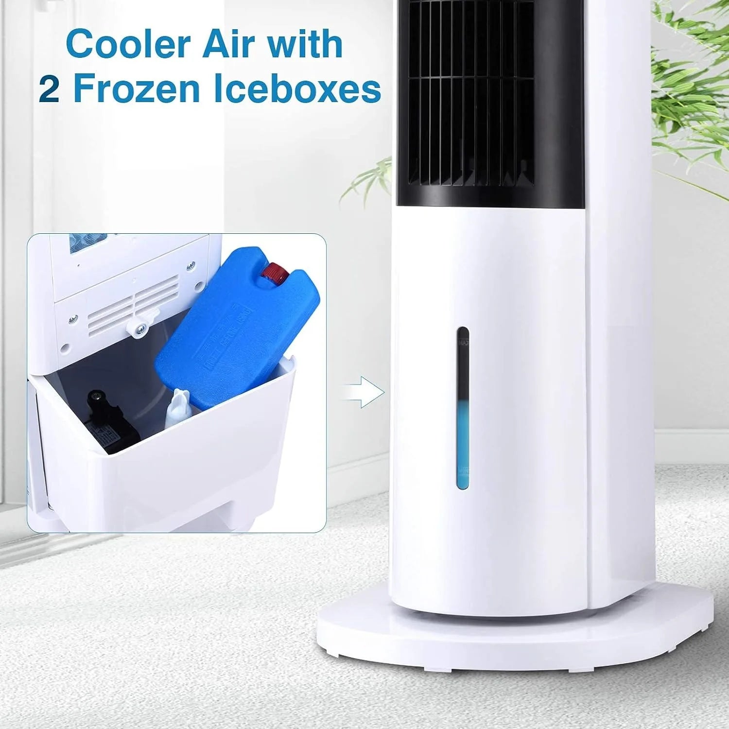 Oscillating Cooler Fan w/ Remote