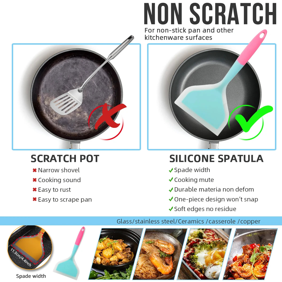 Silicone Spatula Cooking Utensils