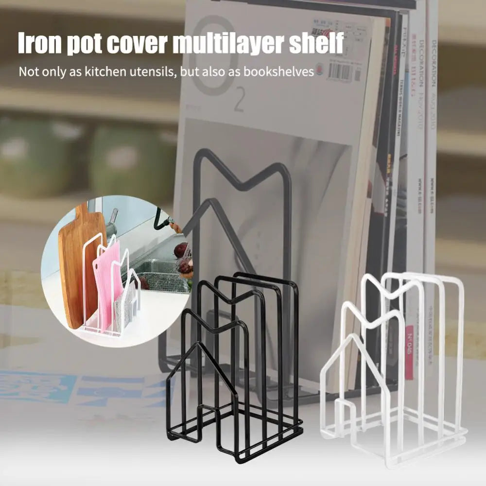 Iron Art Rack Shelf Stand