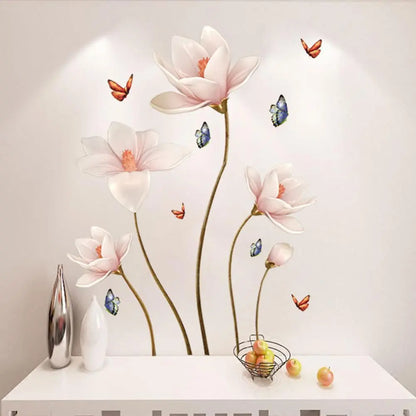 Removable 3D Flower Wall Sticker