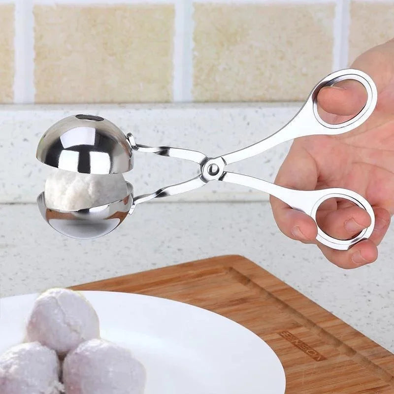 Stainless Steel Clip Round Meat Ball Maker Tool
