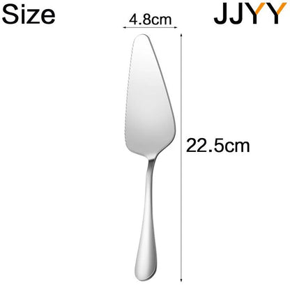 JJYY Colorful Stainless Steel Serrated Edge Cake Cutter