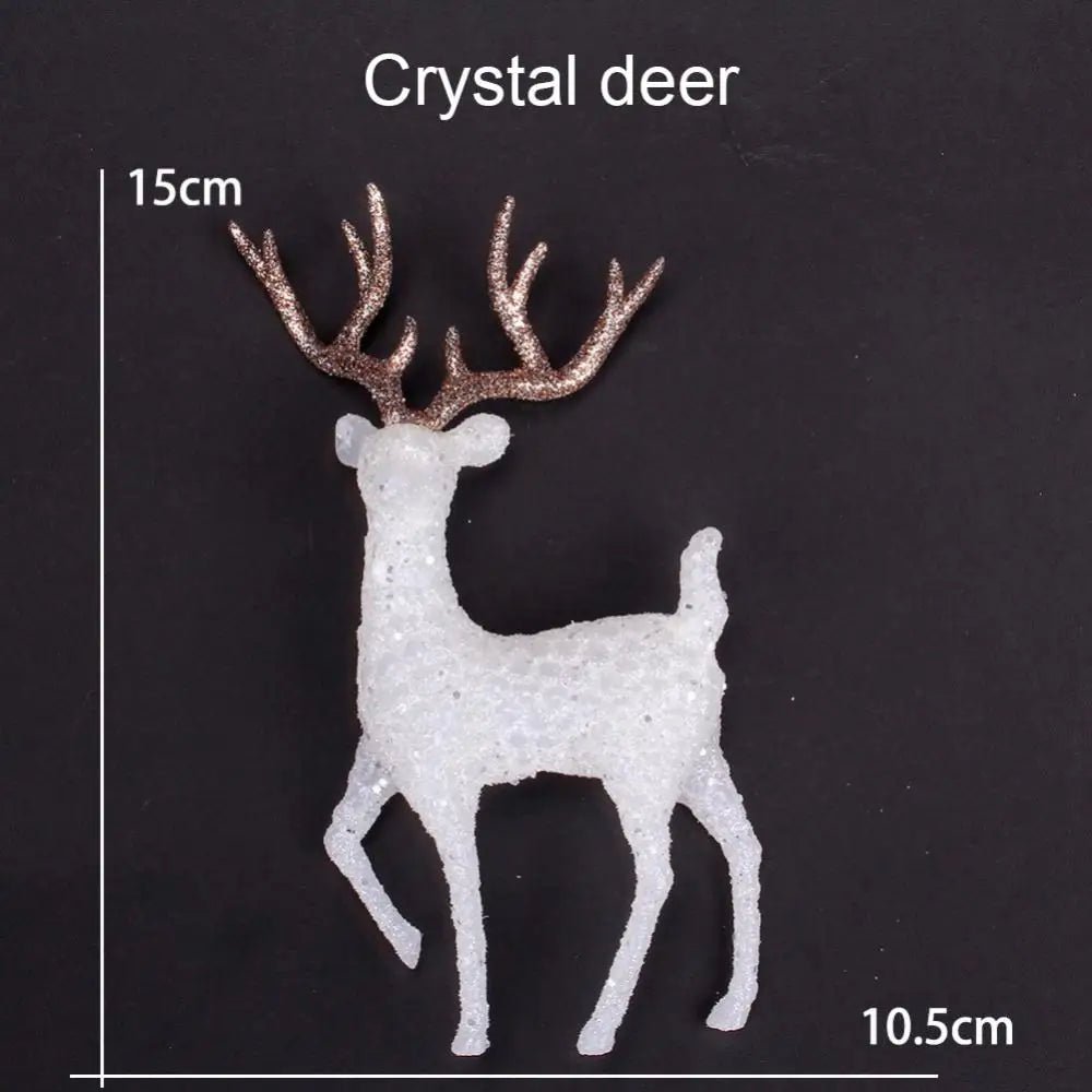 Gold Deer Statue Reindeer Figurines