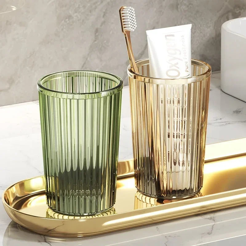 Acrylic cup,
Mouthwash holder,
Toothbrush organizer,
Bathroom accessory,
Modern design,
Durable,
Lightweight,
Break-resistant,
Easy to clean,
Stylish decor,
Crystal-clear,
Multipurpose,
Contemporary,
Functional design,,
Countertop essential,
Stain-resistant,
Odor-free,
Practical,
Elegant storage,
Hygiene accessory,