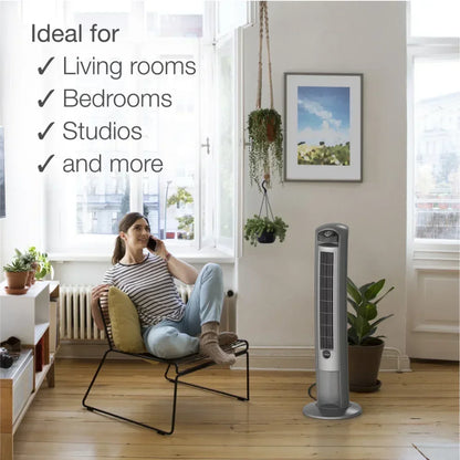 Wind Curve Tower Fan With Ionizer And Remote