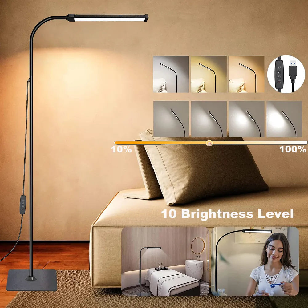 Adjustable lamp,
Gooseneck design,
Floor lamp,
Modern lighting,
Flexible arm,
Task lighting,
Reading lamp,
Stylish decor,
Energy-efficient,
LED light,
Sturdy base,
Contemporary design,
Height adjustable,
Home office,
Living room lighting,
Cozy ambiance,
Versatile,
Bright illumination,
Easy to use,
Functional decor,
