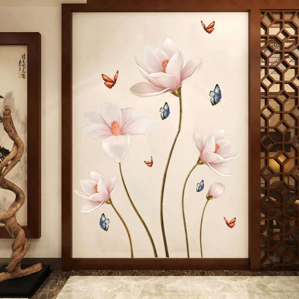 Removable 3D Flower Wall Sticker