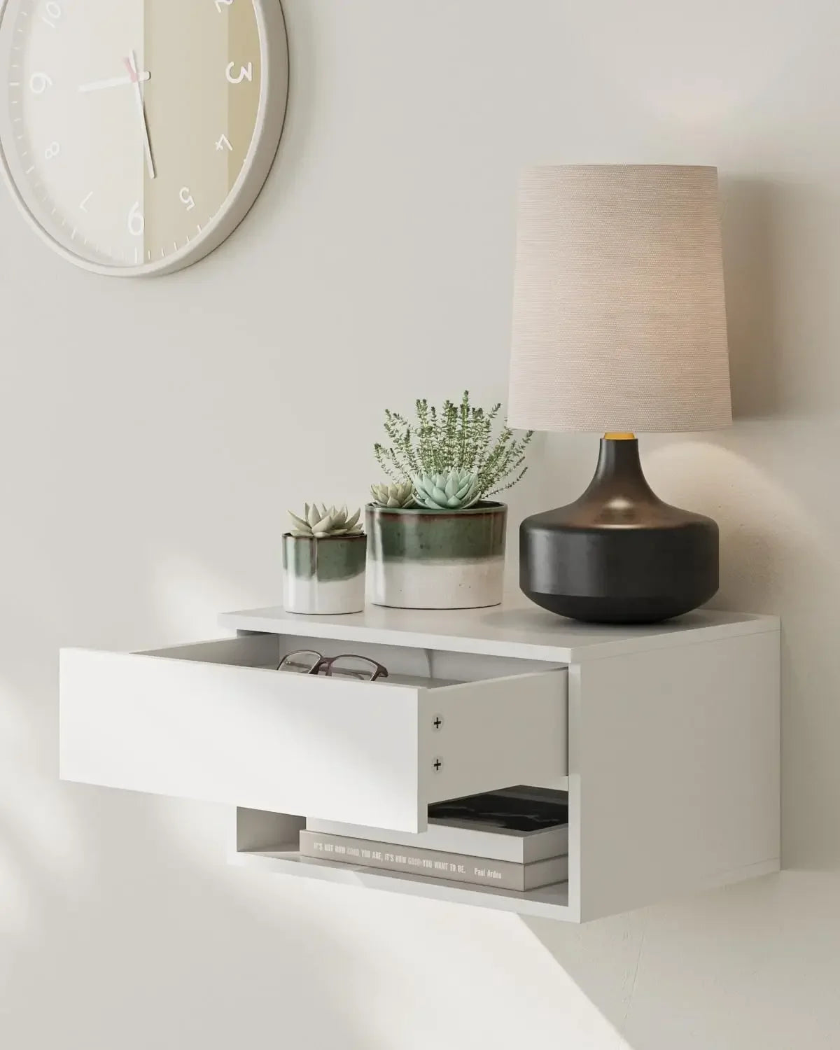 Small Modern  Nightstand with Drawer