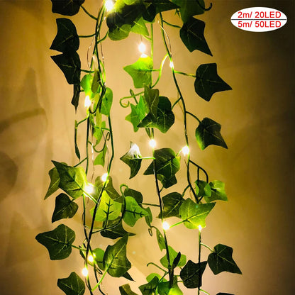 Maple Leaf Garland Fairy Lights