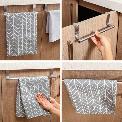 Kitchen Cabinet Door Towel Bar