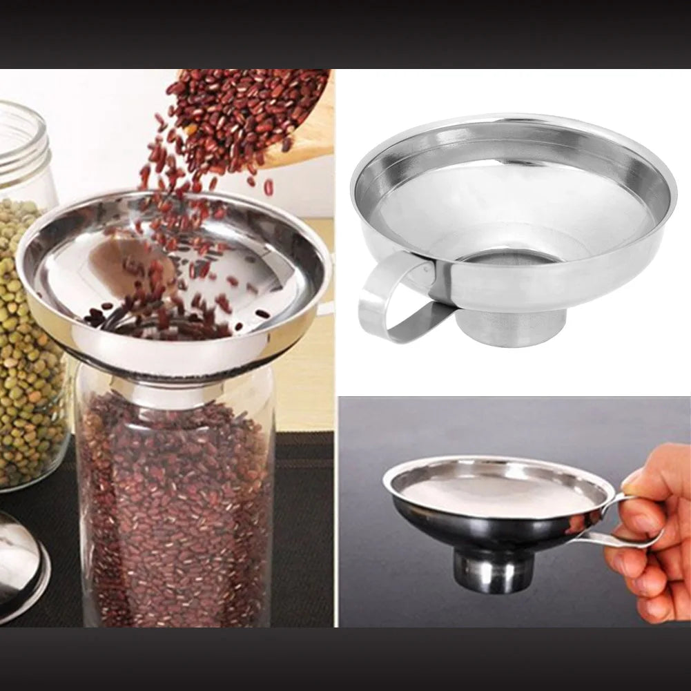 Stainless Steel Wide Mouth Canning Funnel