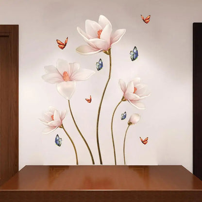 Removable 3D Flower Wall Sticker