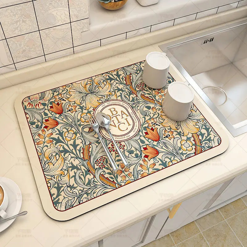 Absorbent,
Coffee mat,
Dish mat,
Countertop protector,
Spill-proof,
Non-slip,
Kitchen accessory,
Quick-drying,
Machine washable,
Stylish design,
Durable,
Easy to clean,
Coffee station,
Drip mat,
Elegant,
Surface protection,
Versatile,
Heat resistant,
Home decor,
Functional,
